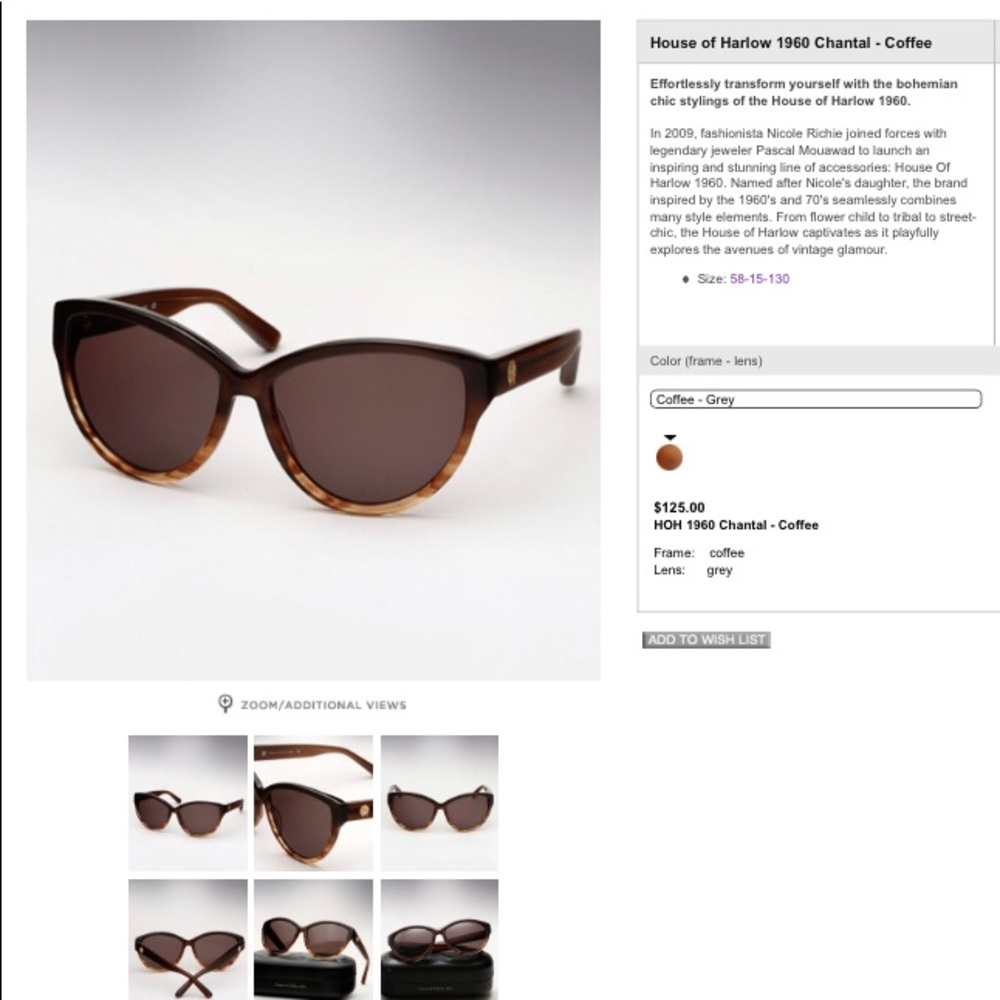 House of Harlow Sunglasses